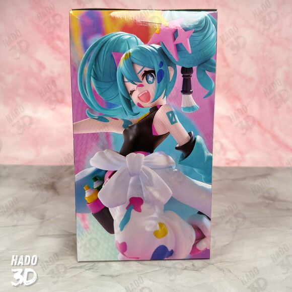 Hatsune Miku Trio Try iT Paint Girl Figure Series ver. Figure FuRyu Vocaloid - Picture 5 of 6